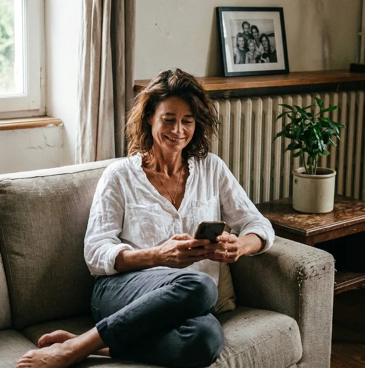 Sandrine, founder of Souvenirs Vivants